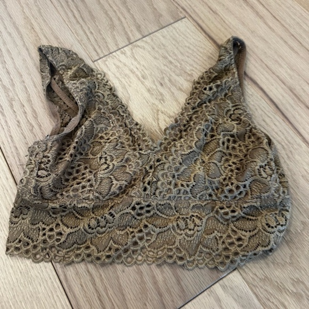 Altar’d State Lace Bralette in Tan